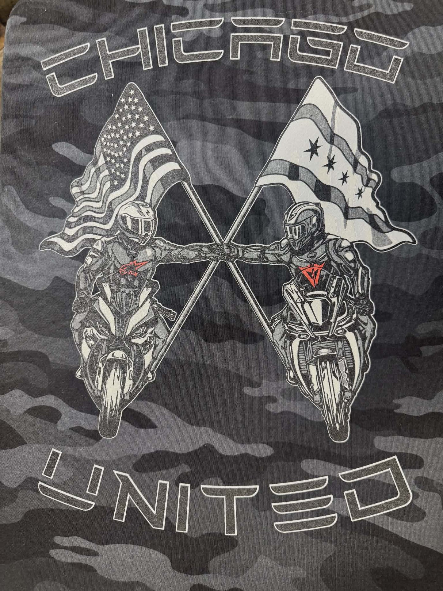 Black Camo Heavy Hoodie