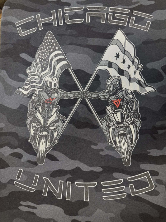 Black Camo Heavy Hoodie